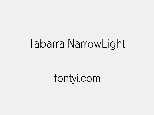 Tabarra NarrowLight