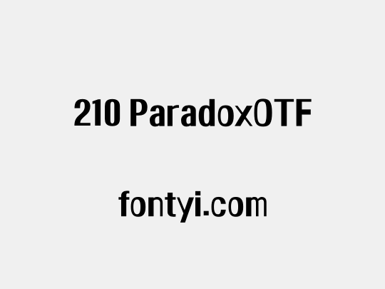 210 ParadoxOTF