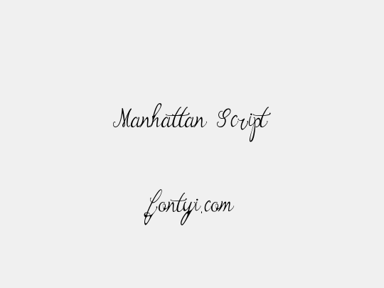 Manhattan Script