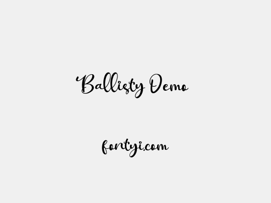 Ballisty Demo