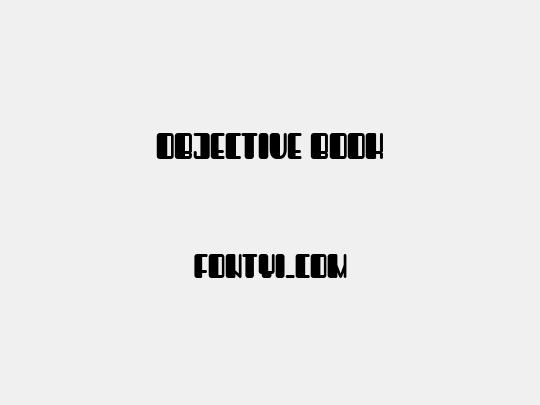 Objective Book