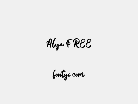 Alya FREE