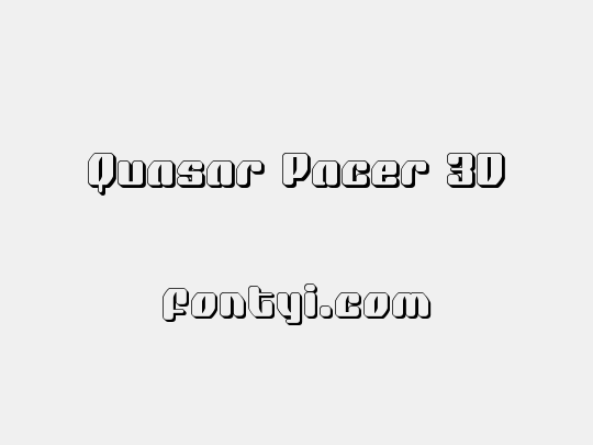 Quasar Pacer 3D