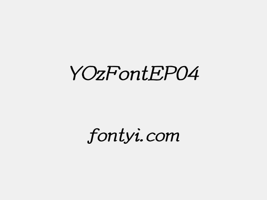 YOzFontEP04