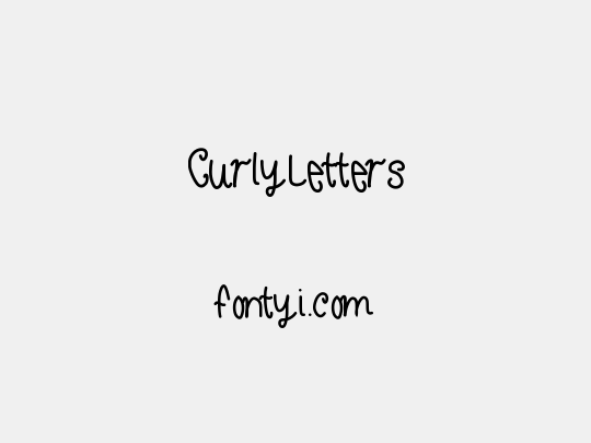 CurlyLetters