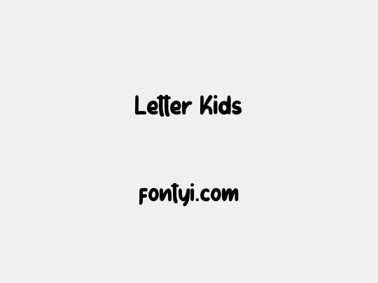 Letter Kids