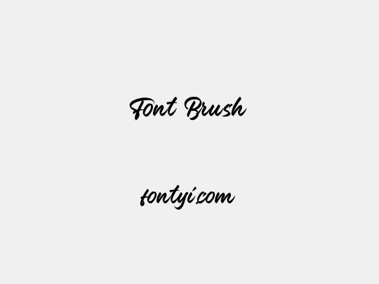 Font Brush