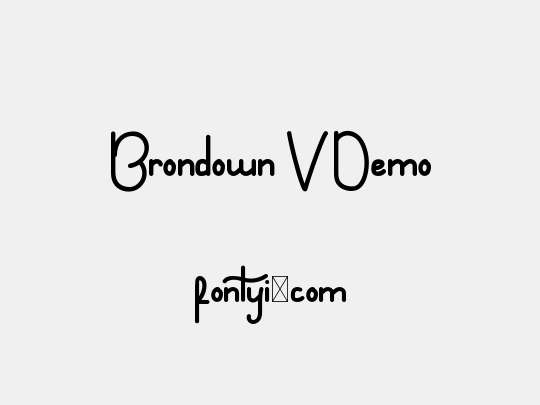 Brondown V Demo