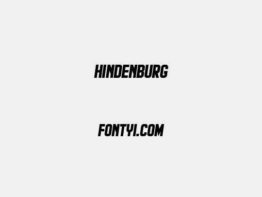 Hindenburg