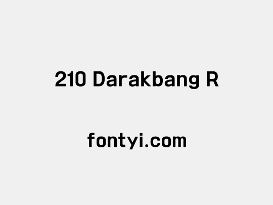 210 Darakbang R