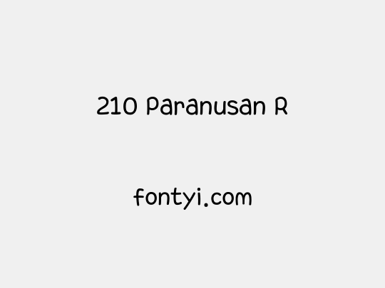 210 Paranusan R