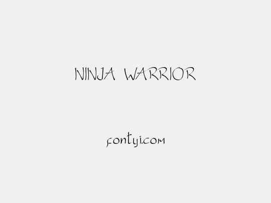 NINJA WARRIOR