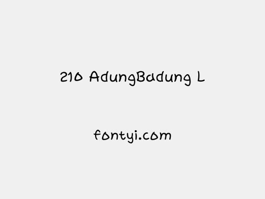 210 AdungBadung L