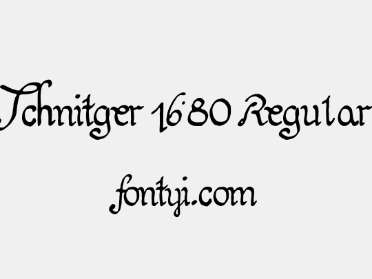 Schnitger 1680 Regular