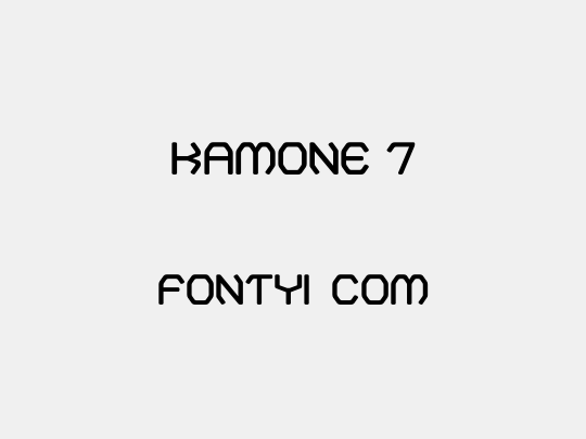 Kamone 7