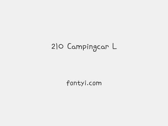 210 Campingcar L