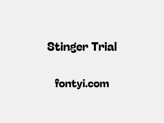 stinger-trial