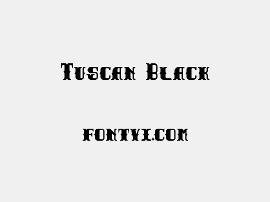 Tuscan Black