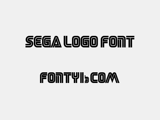 SEGA LOGO FONT