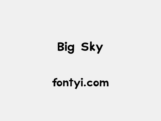 Big Sky