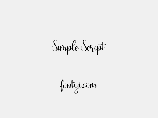 Simple Script