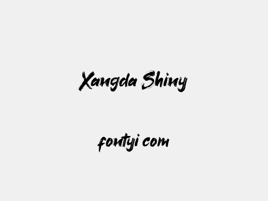 Xangda Shiny