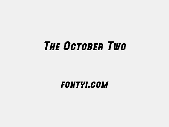 The October Two