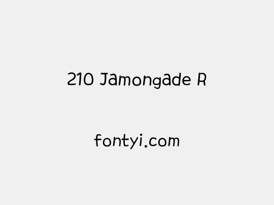 210 Jamongade R