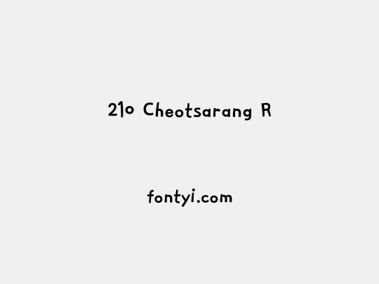 210 Cheotsarang R