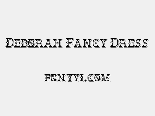 Deborah Fancy Dress