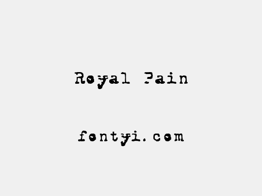 Royal Pain