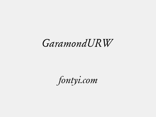 GaramondURW