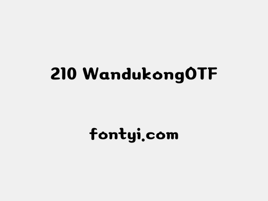 210 WandukongOTF