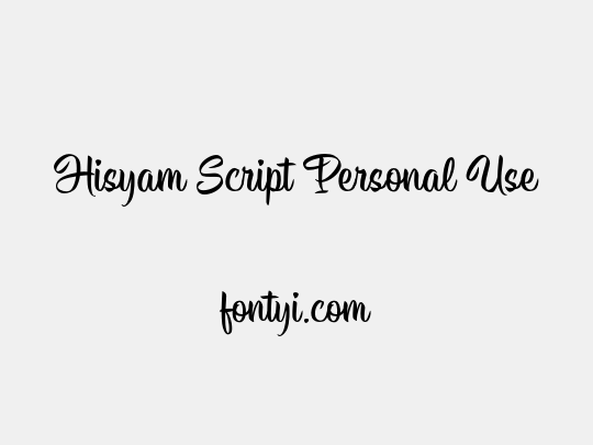 Hisyam Script Personal Use