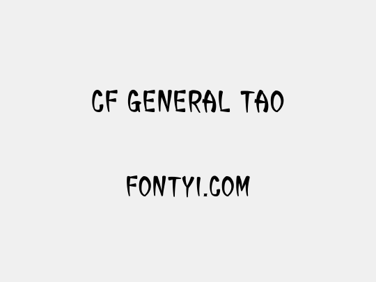 CF General Tao