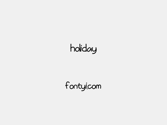 holiday