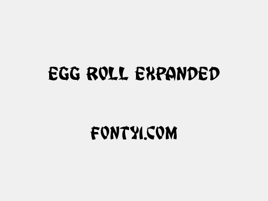 Egg Roll Expanded