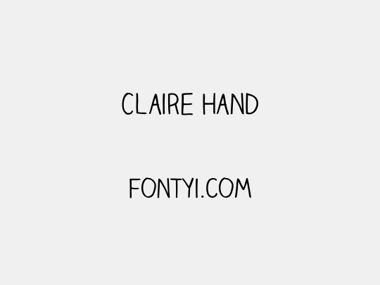 Claire Hand