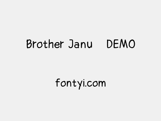 Brother Janu - DEMO