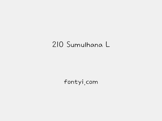 210 Sumulhana L