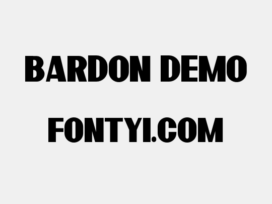 Bardon Demo