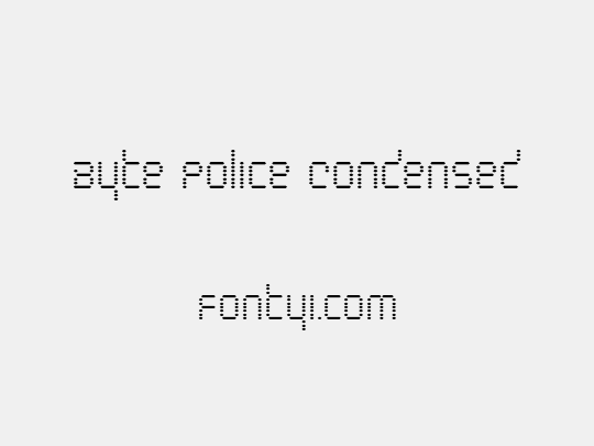 Byte Police Condensed