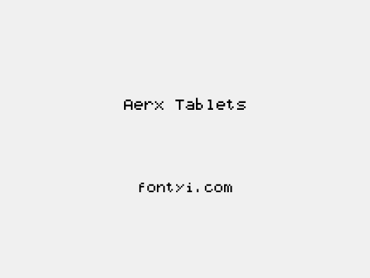 Aerx Tablets