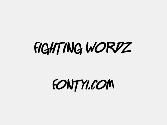 Fighting wordz