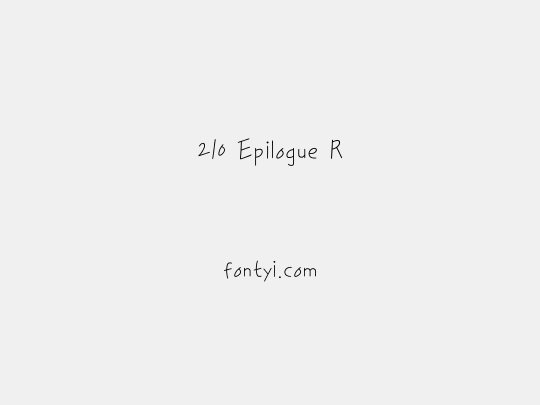 210 Epilogue R