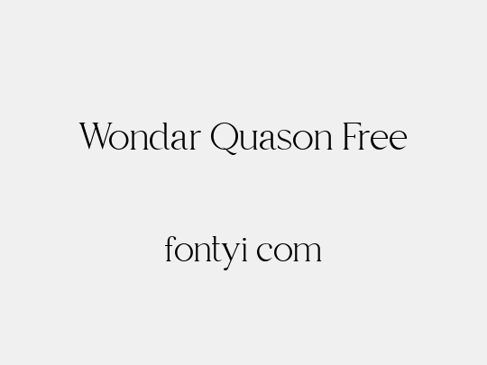 Wondar Quason Free