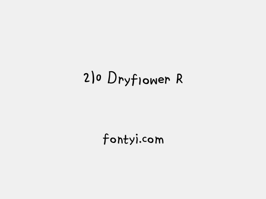 210 Dryflower R