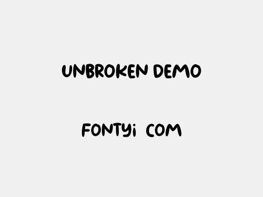 Unbroken Demo