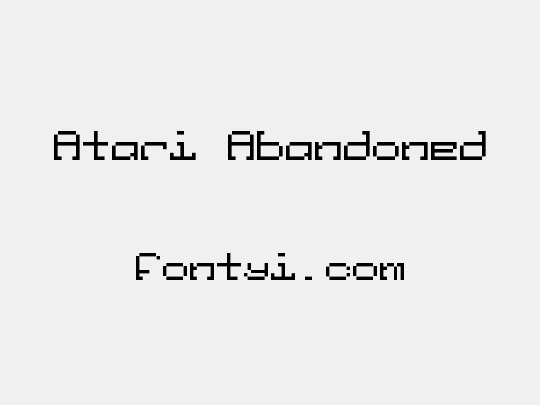 Atari Abandoned