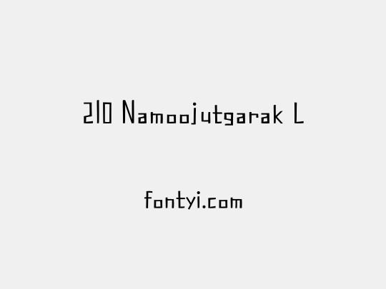 210 Namoojutgarak L